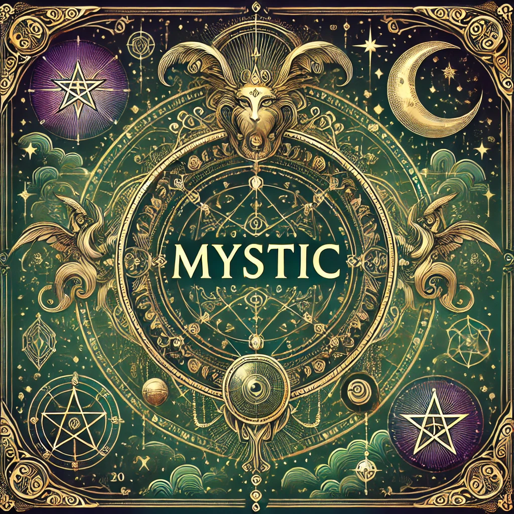 Logotipo oficial de Expo Mystic, exposición de esoterismo, magia y misterio en Murcia